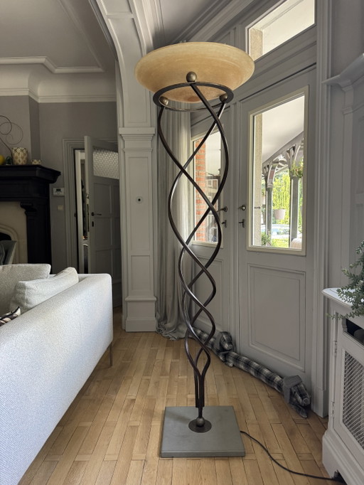Terzani Floor lamp Antinea with dimmer