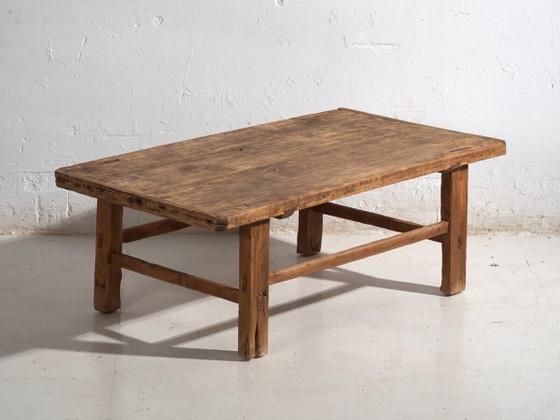 Table basse ancienne en bois de pin – Chine, vers 1920 – Tables basses (photo 2 of 40)