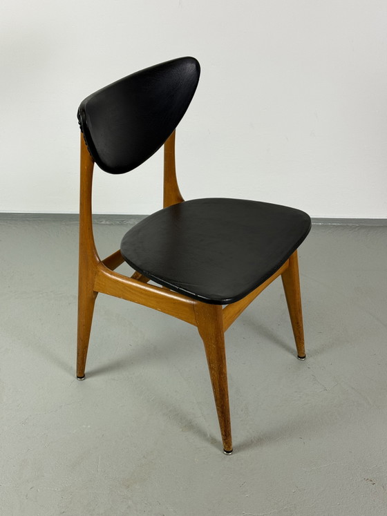 Set van 4 vintage eetkamerstoelen in Scandinavische stijl – Jaren 60 – Skai, Wood (photo 8 of 14)