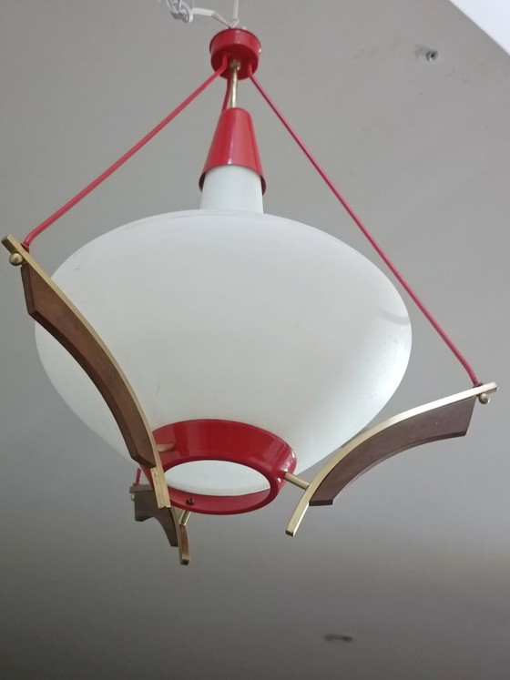 Lampe Suspendue Scandinave 1960s – Suspensions, Glass (photo 2 of 7)