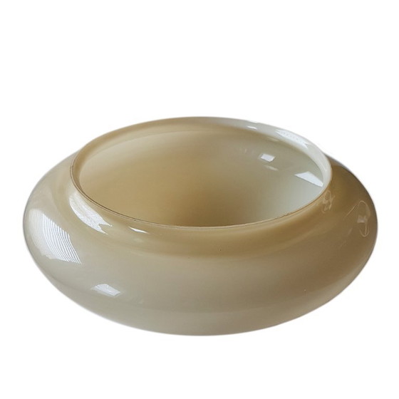 Bauhaus Opaline Glass Ceiling Lamp, 1930s – Ceiling lights, Metal (photo 3 of 9)