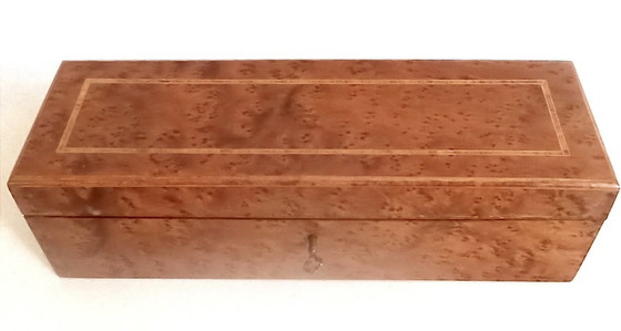 1930s glove box with closure – Decorative Objects, Textile, Wood (photo 7 of 17)