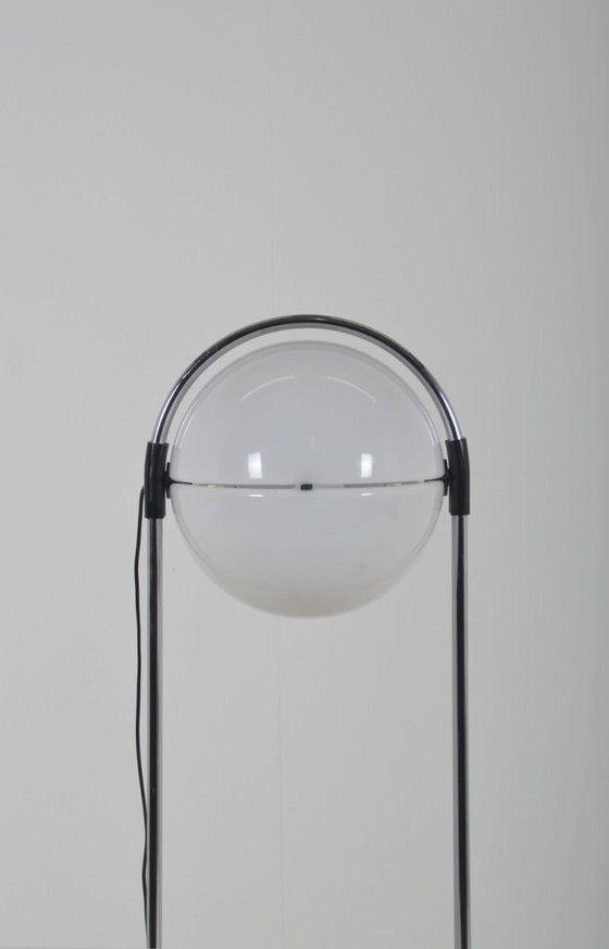 Image 1 of Zeldzame vloerlamp Coffee Bean door André Ricard voor Metalarte, jaren '70