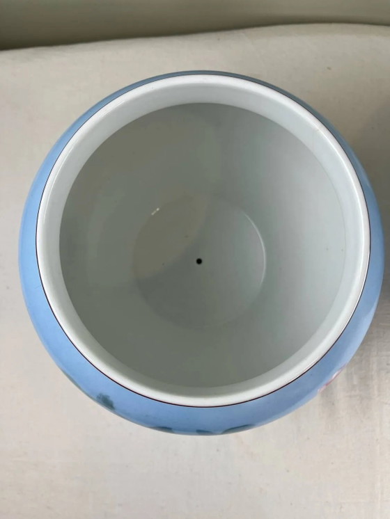 Pair of antique plant pots – Porcelain (photo 7 of 16)