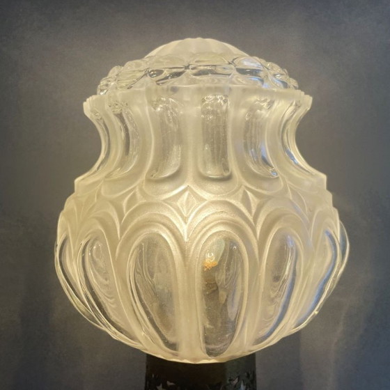 Lampe de table portugaise en marbre de style Art déco, années 1960 – Glass, Marble (photo 4 of 10)