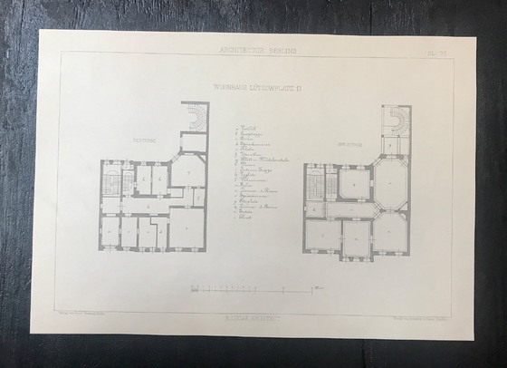 Image 1 of Illustrations of 19th century Berlin architecture