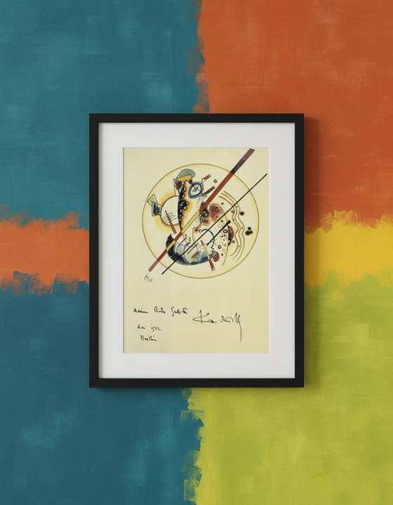 Image 1 of Kandinsky, Wassily - Acquerello dal libro degli ospiti di Galston - Stampa d'arte