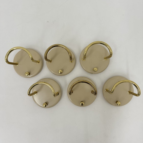 Image 1 of Juego de 6 percheros de pared de Schönbuch, Alemania, años 70