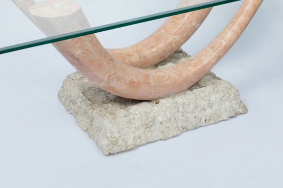 Table basse Mactan Stone Tusk, style Magnussen Ponte – Tables basses, Glass (photo 7 of 8)