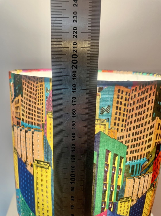 Jasba vaaslamp - Werkt op batterijen - Cityscape collectie | 32 cm – Jasba - West Germany, Tafellampen (photo 10 of 13)