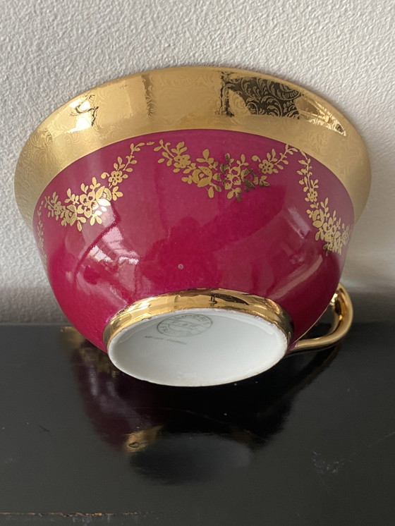 Image 1 of Tazza grande Vintage 60 Collection Porcellana fine di Limoges dorata in oro fino