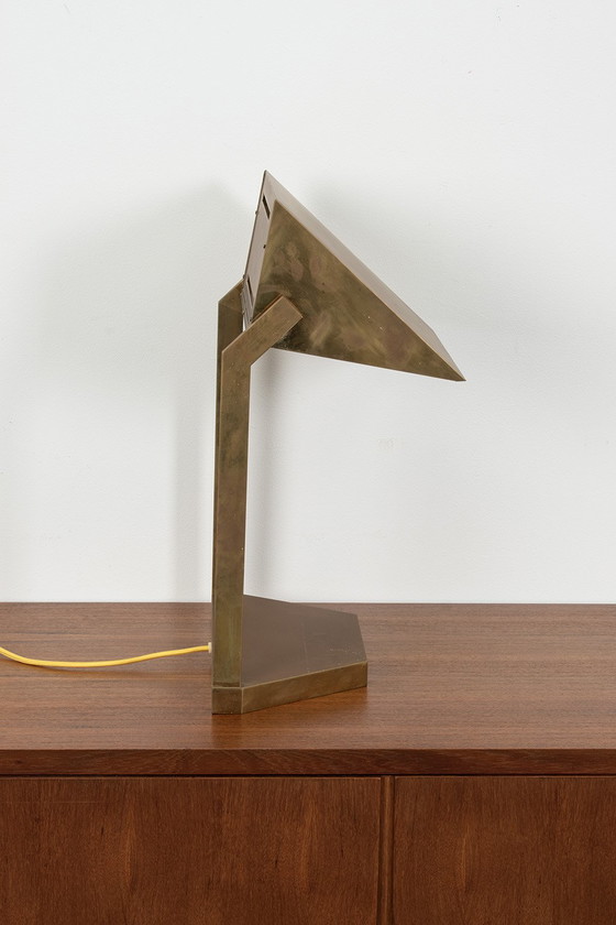Image 1 of Lampe de bureau unique en laiton