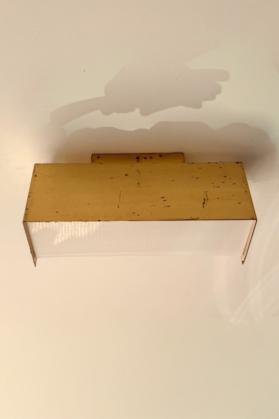 Applique Vintage in Ottone e Perspex, Francia 1960 – Brass (photo 5 of 8)