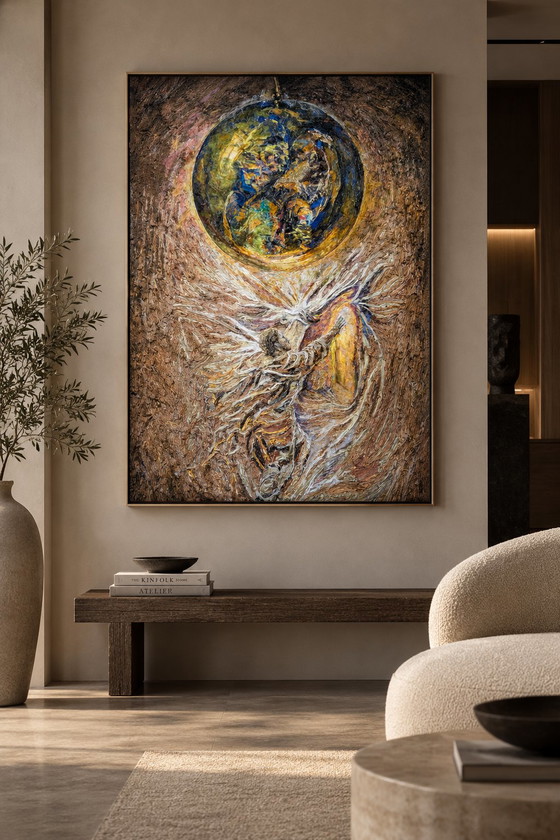 VANO – Between Worlds – Œuvre d'Art Originale en Fil – Peintures et dessins, Wool (photo 12 of 12)