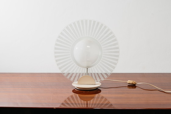 Image 1 of Vintage 1980s Postmodern Glass Design Lamp