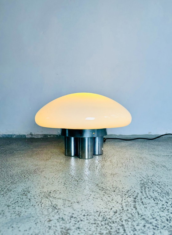 Magnolia Lamp by Sergio Mazza & Giuliana Gramigna for Quattrifolio, Italy, 1970s – Table lamps, Metal (photo 4 of 6)