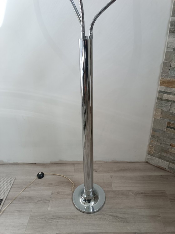 Lampada da terra Eyeballs di Goffredo Reggiani anni '70 – Lampade da terra, Metal, Chrome, Space Age (photo 9 of 17)
