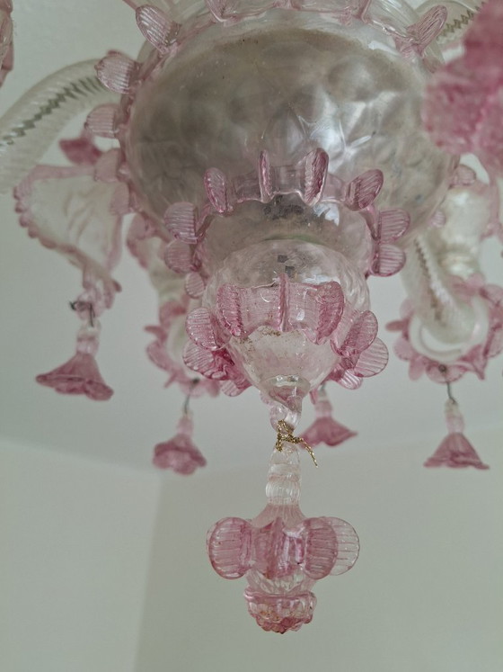 Small Venetian Murano glass Chandelier (photo 4 of 7)