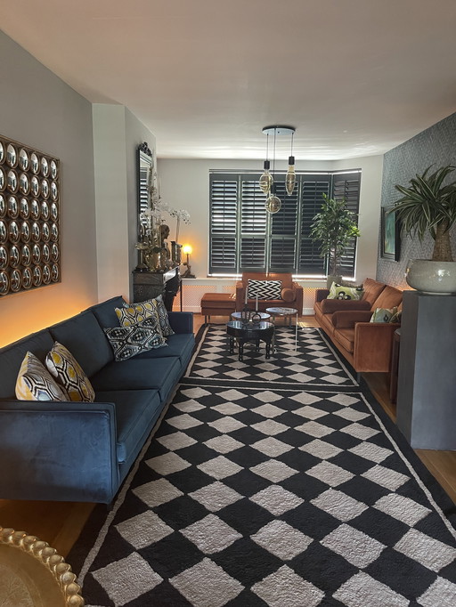 Fauteuil + voetenbank