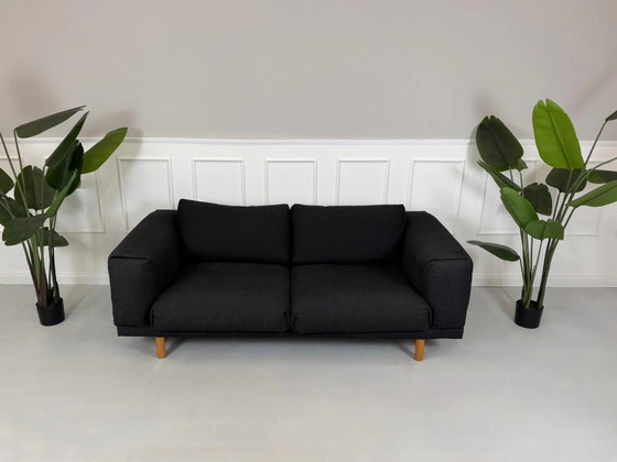 Image 1 of Muuto Modell Rest Sofa 2 Sitzer Gris Stoff + Hocker