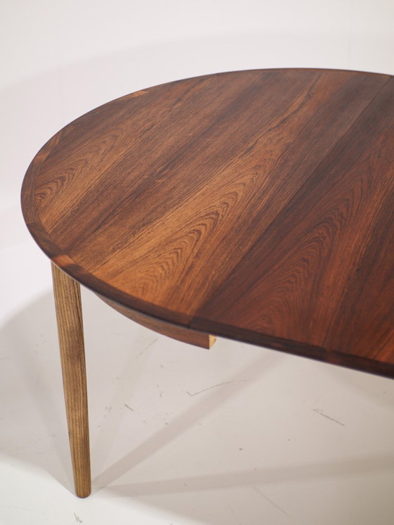 Image 1 of Tavolo da pranzo allungabile in palissandro, anni '60, danese