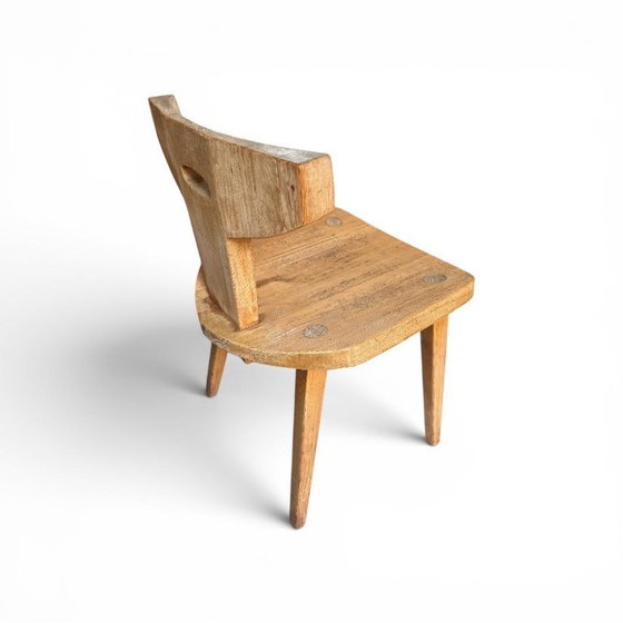 Sedia vintage in rovere disegnata da Jacob Kielland-Brandt per I. Christiansen, Danimarca anni '60 (photo 7 of 10)