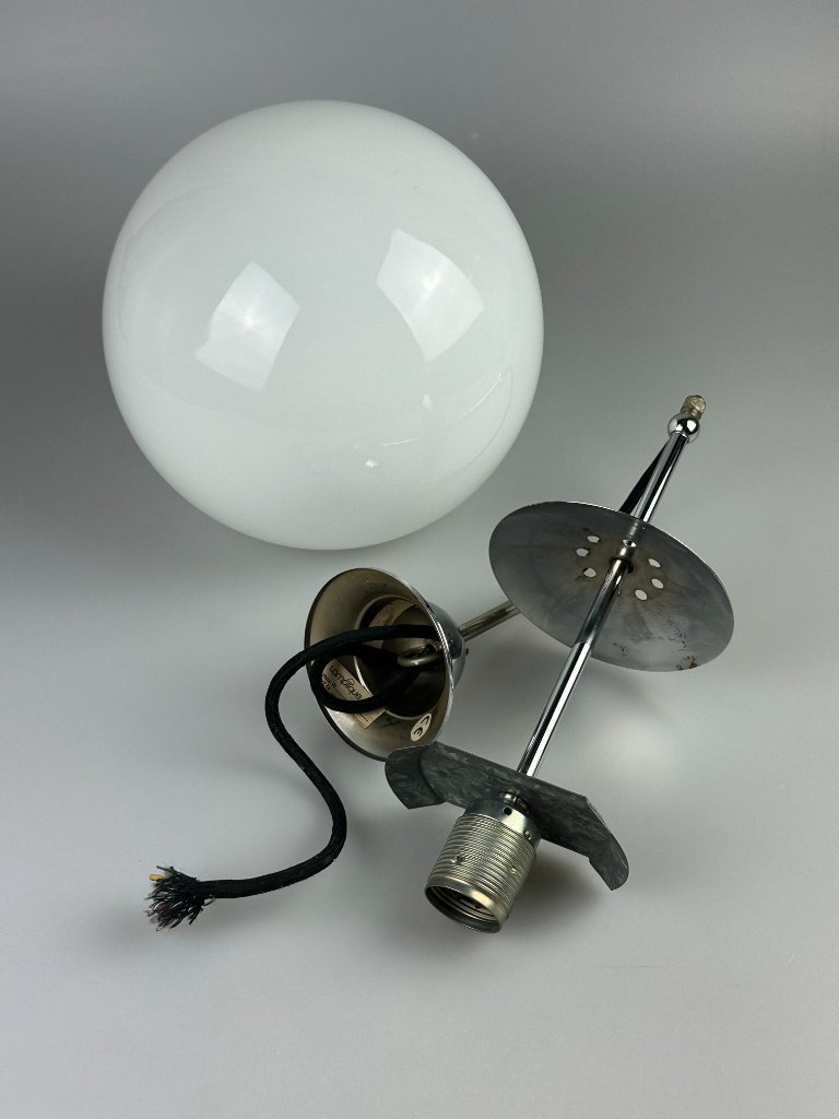 Lampe à suspension champignon vintage de l'ère spatiale du milieu du Lampe à suspension champignon vintage de l'ère spatiale du milieu du