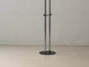 Vintage Freestanding Coat Rack in Chrome & Black – 1990s