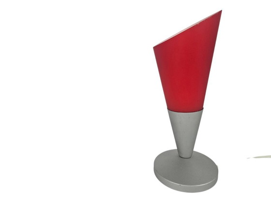 Image 1 of Ikea Vintage - Modell Kryolit - Typ B9419 - Tischleuchte - Glas - Metall - 1990er Jahre