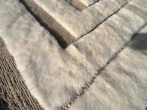 Beni Mrirt Moroccan Rug 400x300 cm – Natural wool – Geometric design – Rugs & carpets, Cotton (photo 5 of 7)
