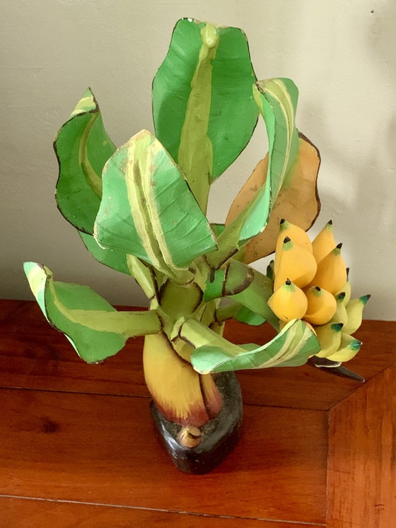 Bernadette Schillings Painted Wooden Banana Tree 30 cm – Decorative Objects (photo 2 of 14)
