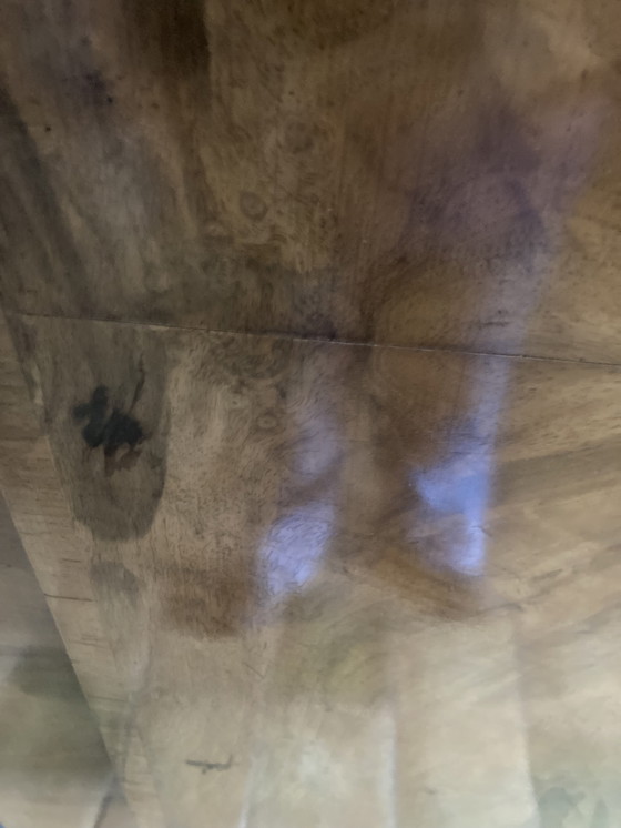 Image 1 of Art deco / nouveau gabinete de chapa de libro de nogal