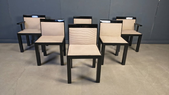 Image 1 of Chaises Teatro par Aldo Rossi et Luca Meda pour Molteni, 1980s, Set de 6