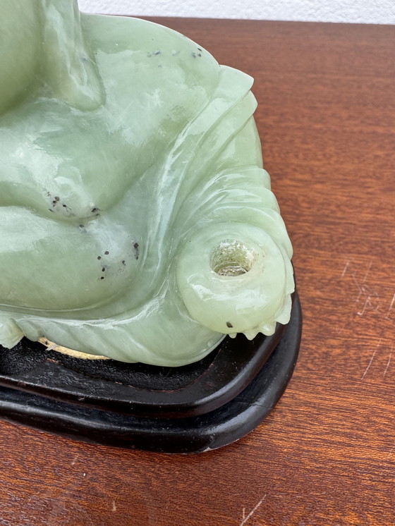 Image 1 of Antiker chinesischer Jade-Buddha
