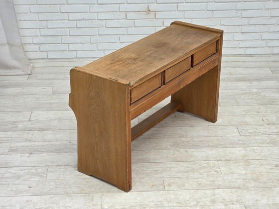 Image 1 of Cómoda danesa, década de 1970, madera de roble, original en buen estado.