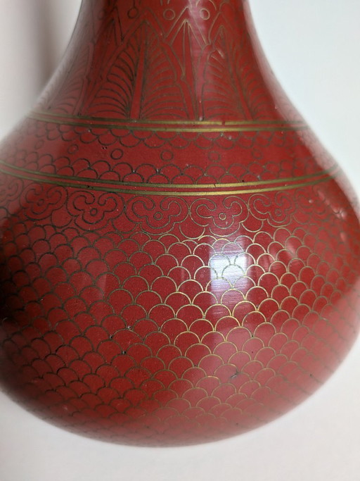 Cloisonné vase