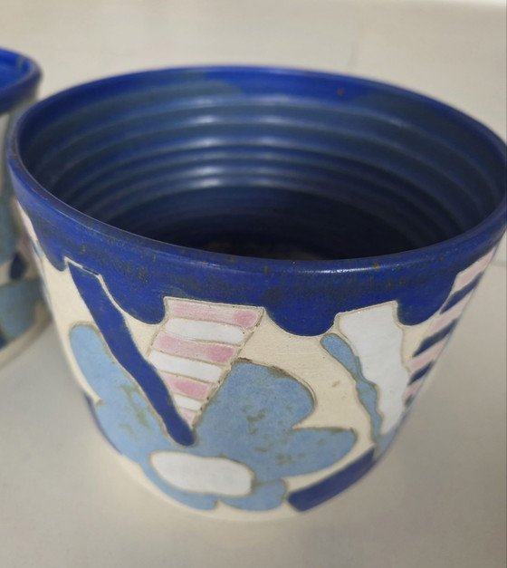 Evelyn Noval Bornholm Vaso in Ceramica / Vaso da Studio Danimarca Anni '90 Vintage, Vasi, Crema (foto 3 di 5)