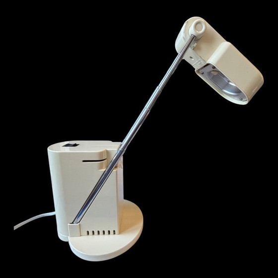 Image 1 of Lampada da tavolo Valenti “Clara” – design Gianni Cardile – bianca – vintage