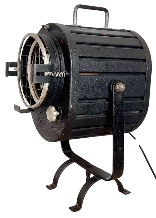 Foco de teatro negro vintage, década de 1960