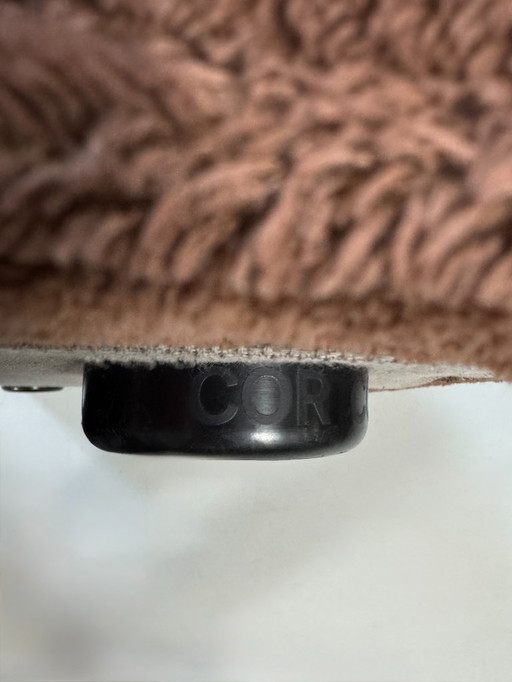 Divano di design COR Trio in tessuto marrone, set modulare