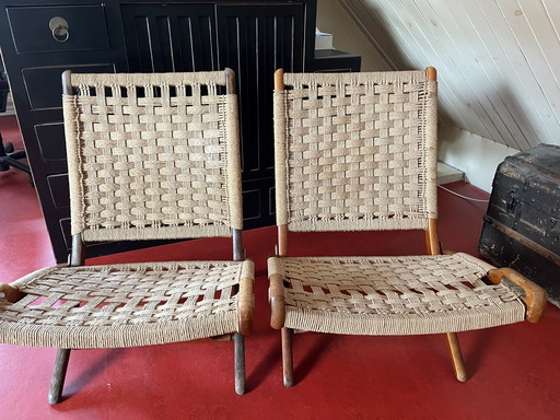 Chaise ciseaux Hans Wegner