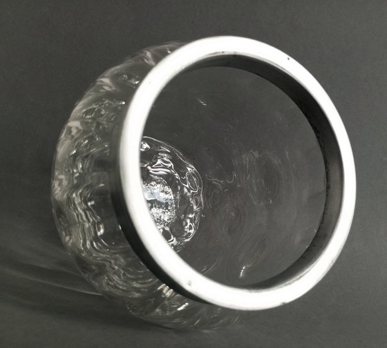 Image 1 of Koloman Moser Art Nouveau 'meteor' glass box with lid for Bakalowits Söhne 1900