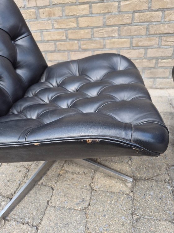 Image 1 of Eddi Harlis für Hans Kaufeld, 2X Design Lounge Chair, 1962, Chesterfield