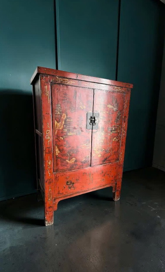 Image 1 of Antiker chinesischer Brautschrank – Authentisch