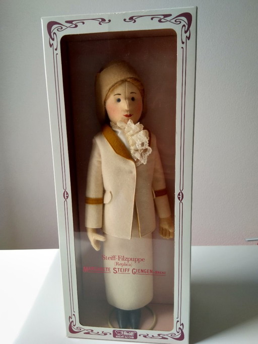 Steiff Filzpuppe Filzpuppe Tennis Lady Betty 1986-1987