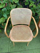 4 sedie Thonet con braccioli