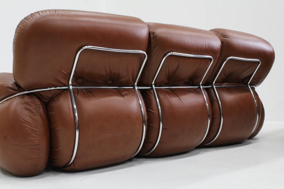 Image 1 of Vintage Okay sofa by Adriano Piazzesi Italy 1970s