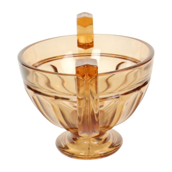 Image 1 of Fruttiera Art Déco Val Saint Lambert Noémie