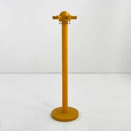 Porte-manteau jaune modèle 4653 de Kartell, années 1970