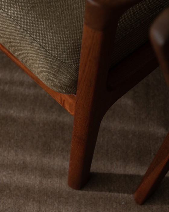 Image 1 of Fauteuil Senator vintage par Ole Wanscher pour Cado | Fauteuil lounge danois en teck | Style scandinave moderne | Années 1960